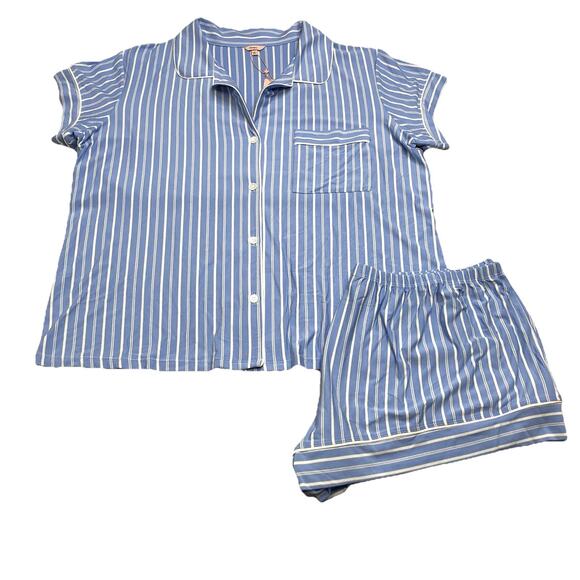 Eberjey Other - NWT Eberjey Gisele Shortie Short Pajama Set Modal Blend Size XL Vista Blue